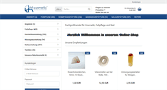 Desktop Screenshot of kf-kosmetik.de