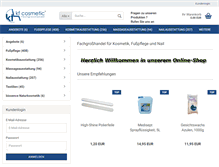 Tablet Screenshot of kf-kosmetik.de